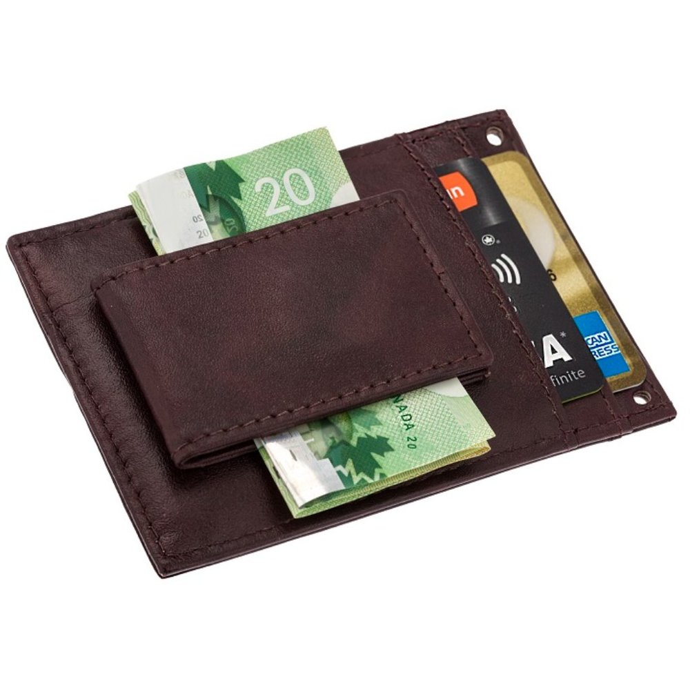 Artizanni Mens Leather Money Clip Wallet